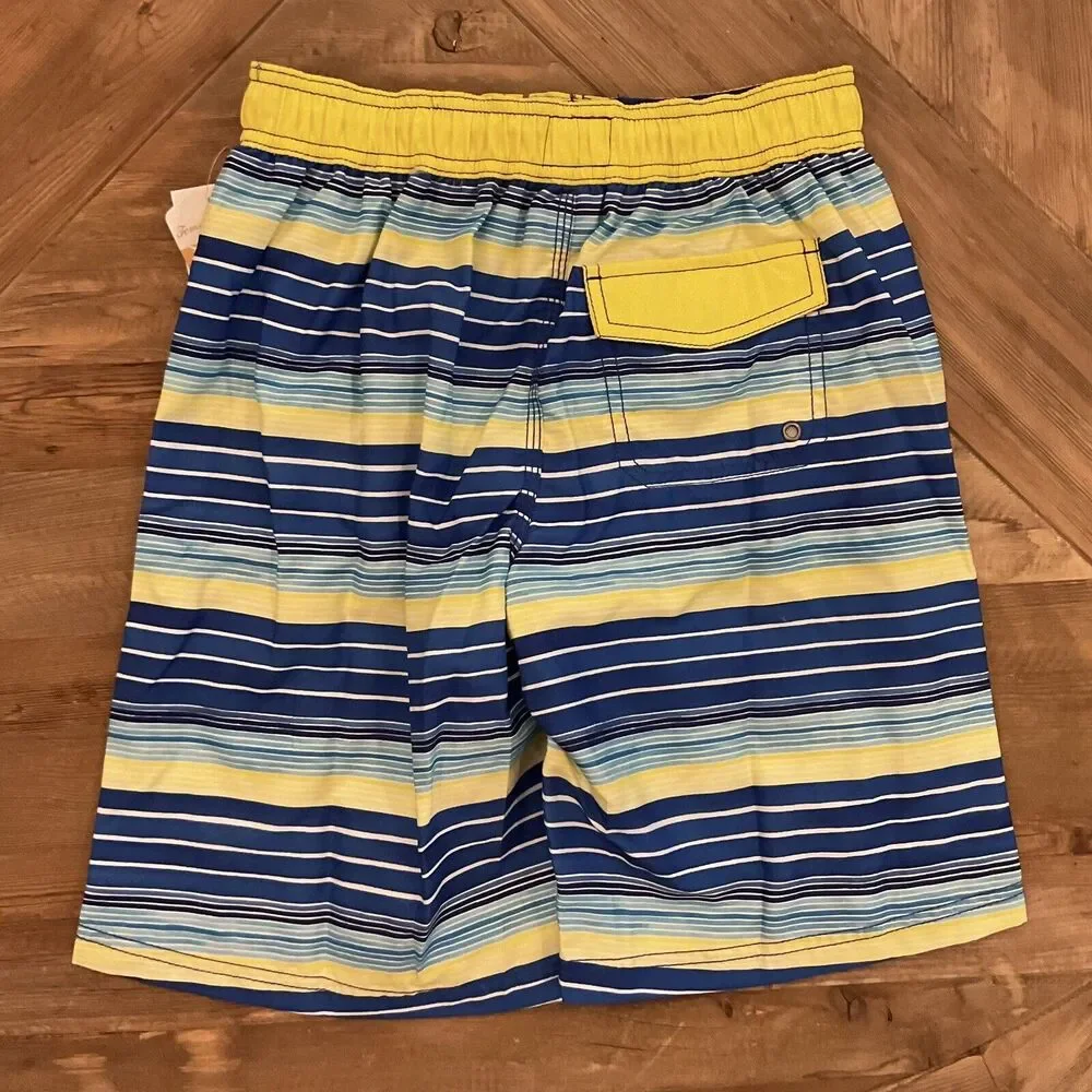 Tommy Bahama Boys Nautical Lined Swim Trunks Size‎ Youth Boys Large NWT